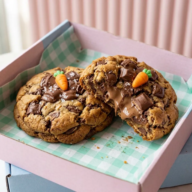 Cookies rellenas de MR Pastelería en caja
